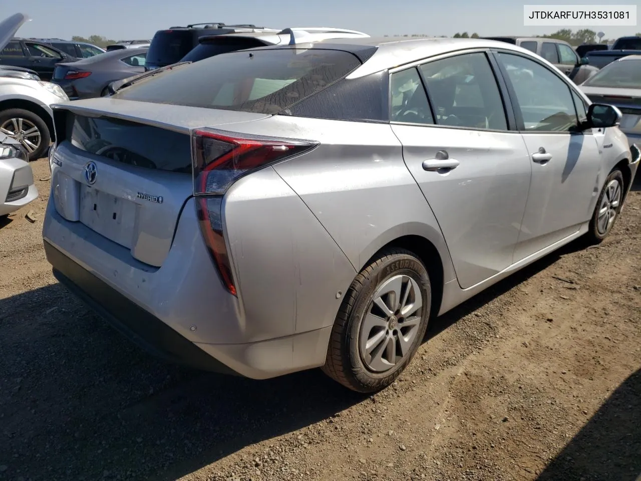 2017 Toyota Prius VIN: JTDKARFU7H3531081 Lot: 70289424