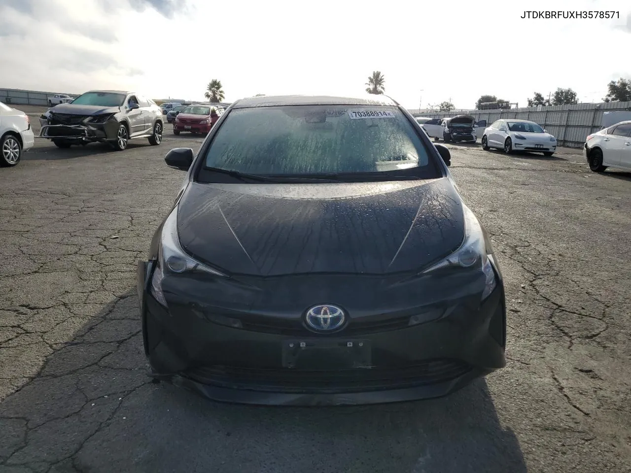 JTDKBRFUXH3578571 2017 Toyota Prius