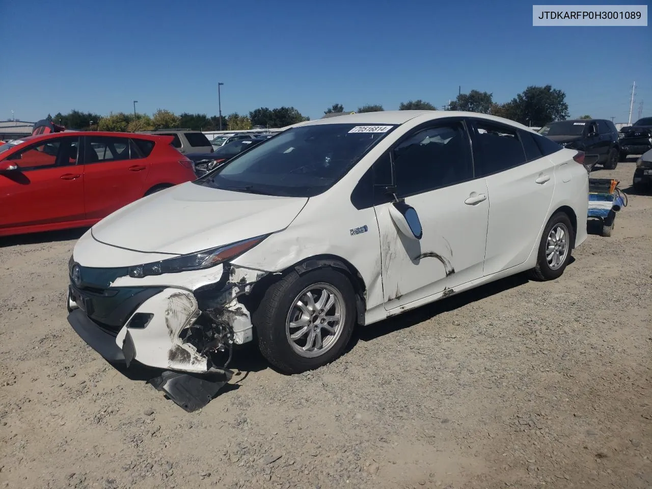 2017 Toyota Prius Prime VIN: JTDKARFP0H3001089 Lot: 70516814