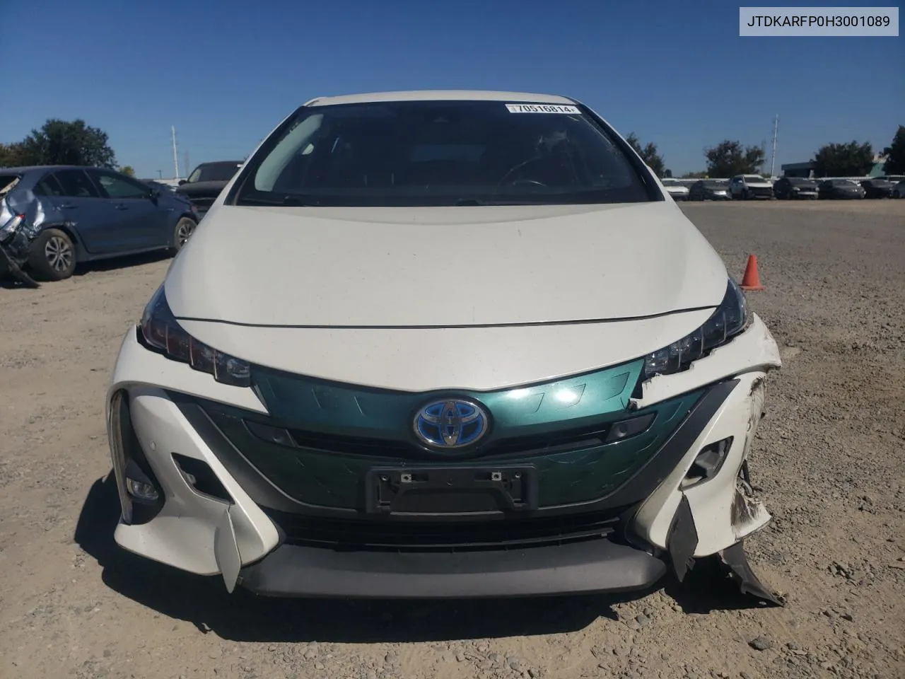 2017 Toyota Prius Prime VIN: JTDKARFP0H3001089 Lot: 70516814