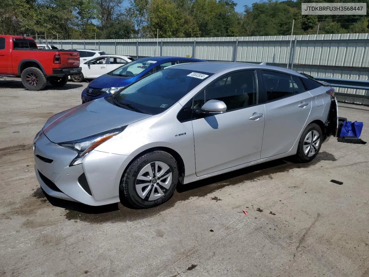 JTDKBRFU3H3568447 2017 Toyota Prius