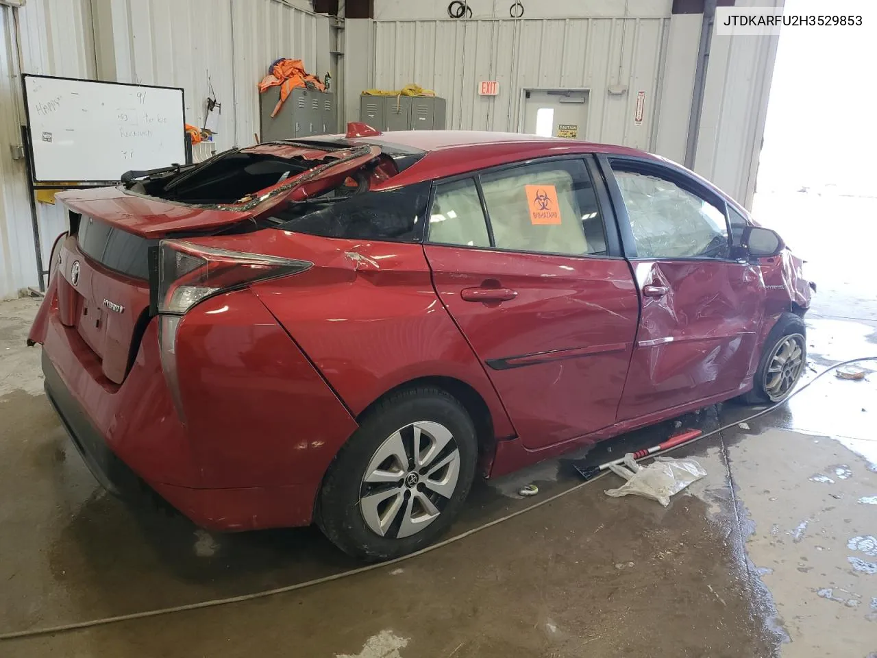 2017 Toyota Prius VIN: JTDKARFU2H3529853 Lot: 70860124