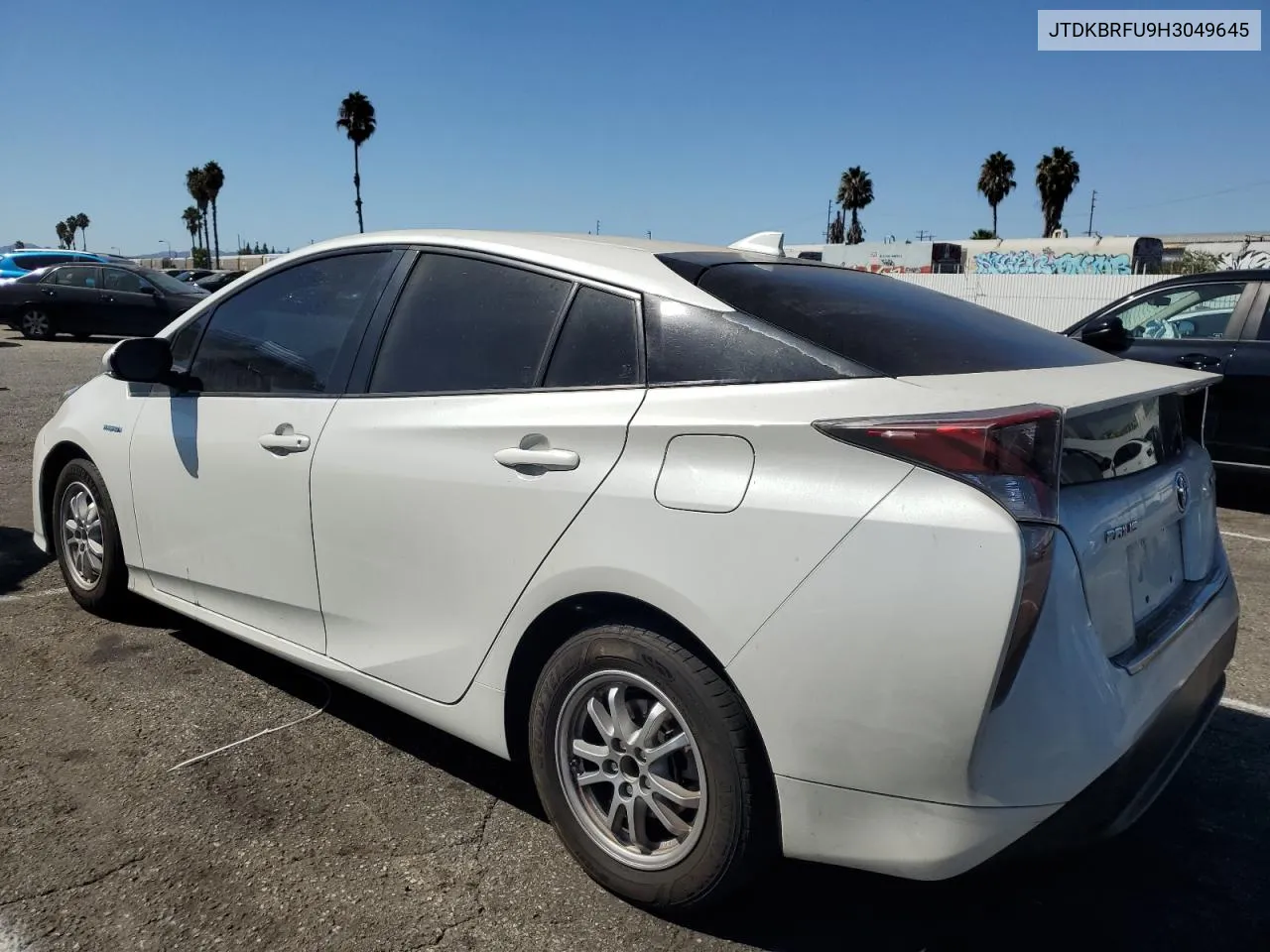 2017 Toyota Prius VIN: JTDKBRFU9H3049645 Lot: 70866174