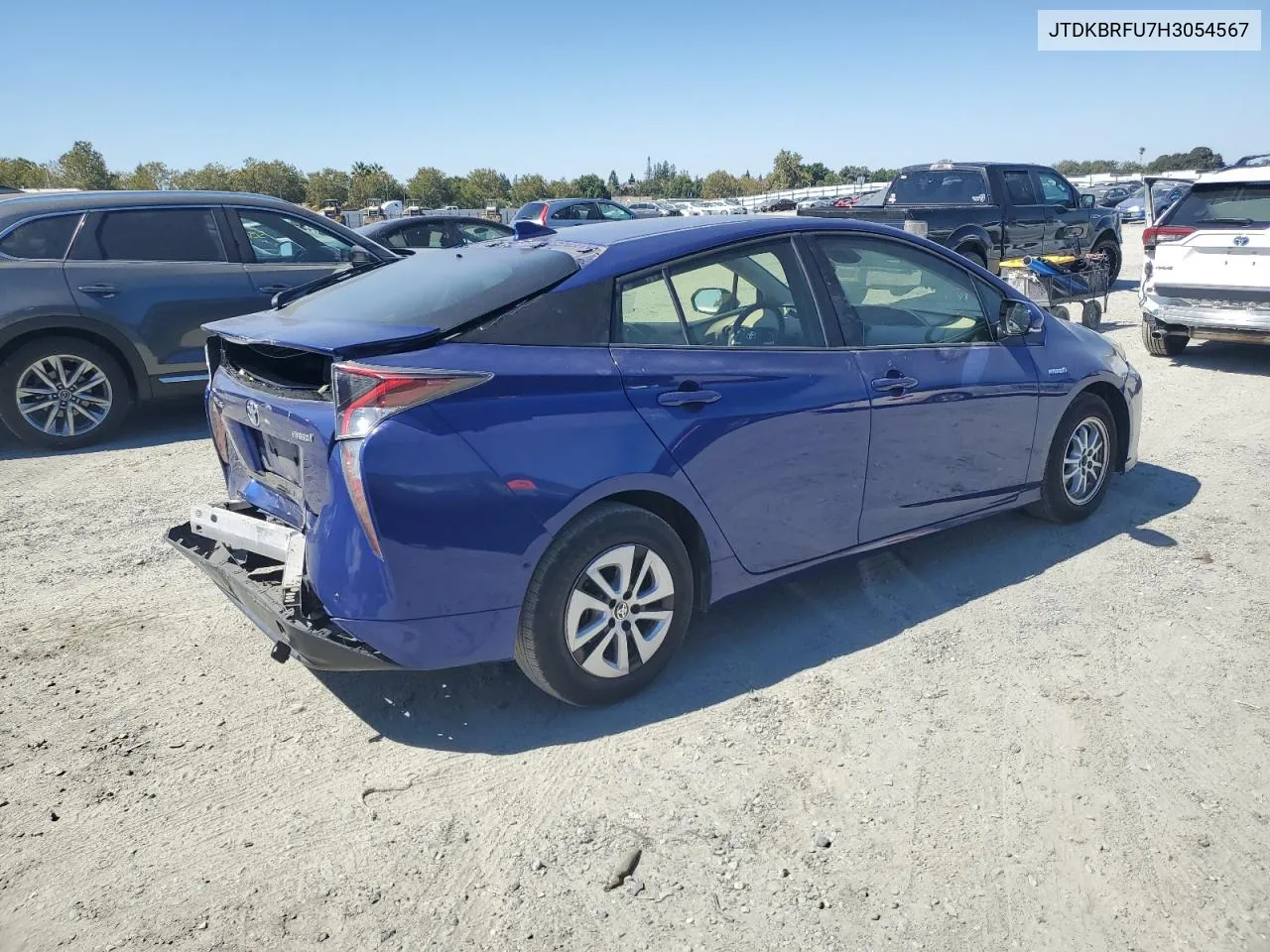 2017 Toyota Prius VIN: JTDKBRFU7H3054567 Lot: 71001584