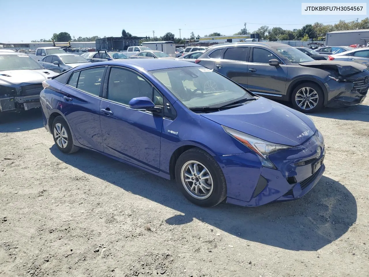 2017 Toyota Prius VIN: JTDKBRFU7H3054567 Lot: 71001584