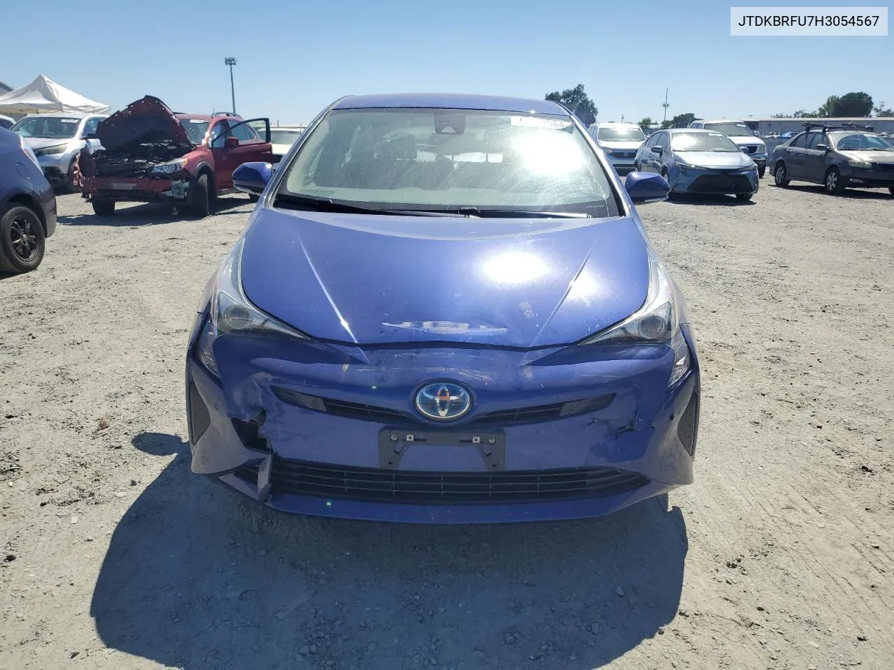 2017 Toyota Prius VIN: JTDKBRFU7H3054567 Lot: 71001584