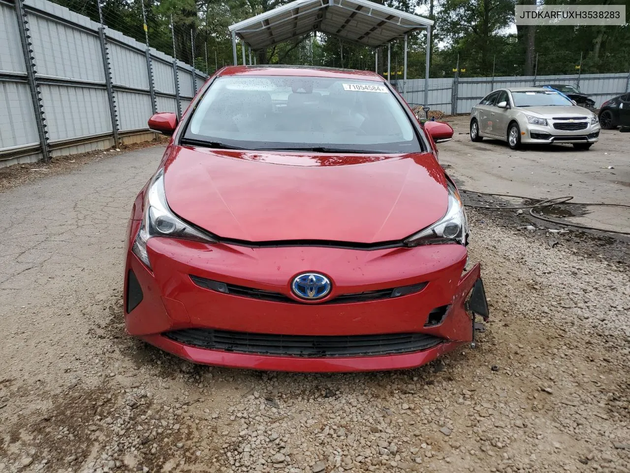 2017 Toyota Prius VIN: JTDKARFUXH3538283 Lot: 71054584