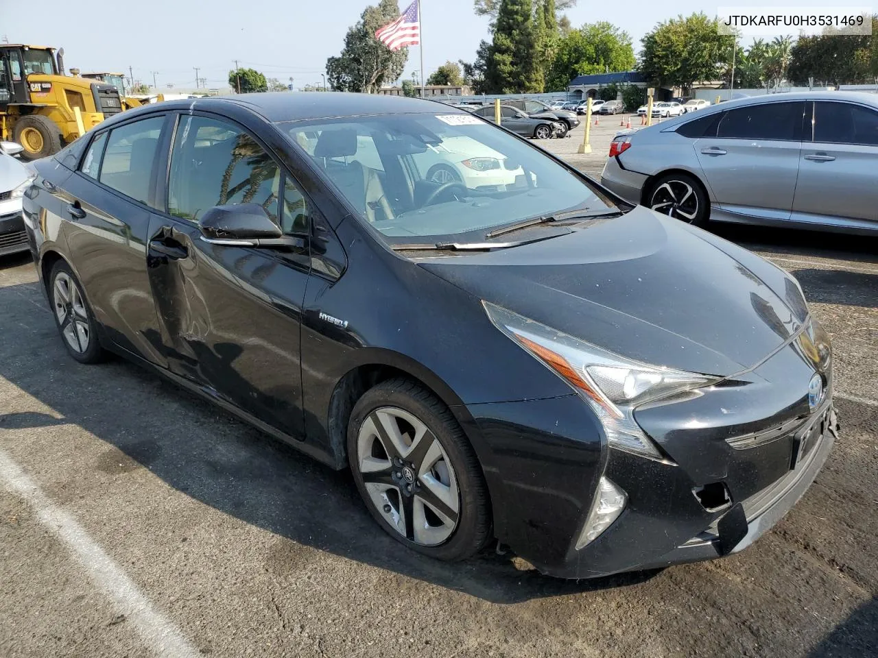 2017 Toyota Prius VIN: JTDKARFU0H3531469 Lot: 71121514