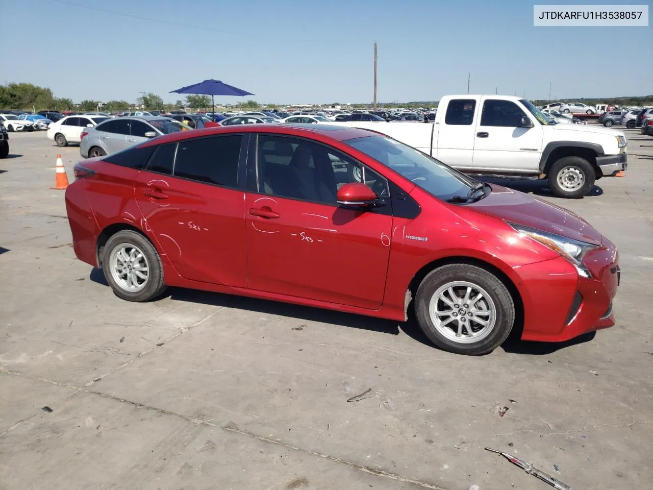 2017 Toyota Prius VIN: JTDKARFU1H3538057 Lot: 71215434