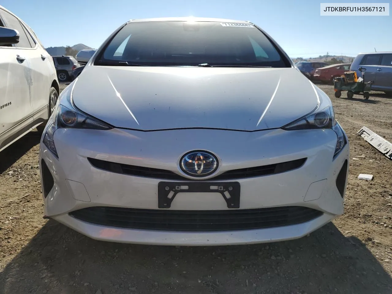 2017 Toyota Prius VIN: JTDKBRFU1H3567121 Lot: 71238444