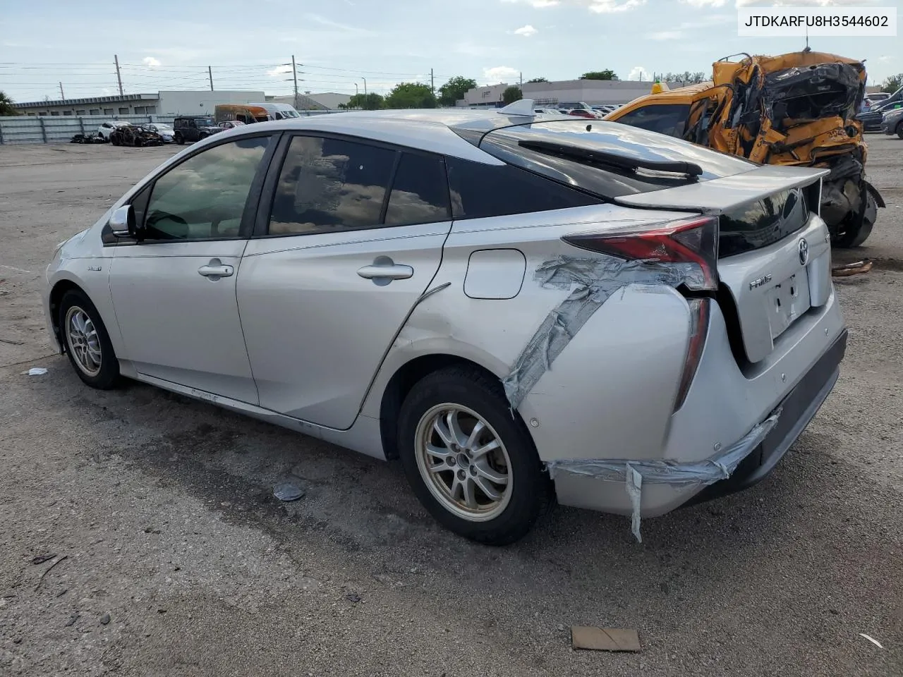 2017 Toyota Prius VIN: JTDKARFU8H3544602 Lot: 71269314