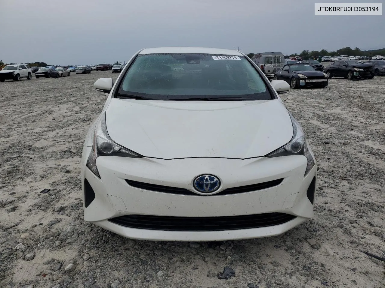 2017 Toyota Prius VIN: JTDKBRFU0H3053194 Lot: 71409774