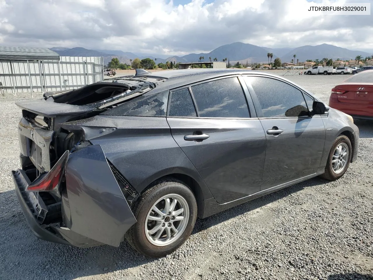 2017 Toyota Prius VIN: JTDKBRFU8H3029001 Lot: 71459334