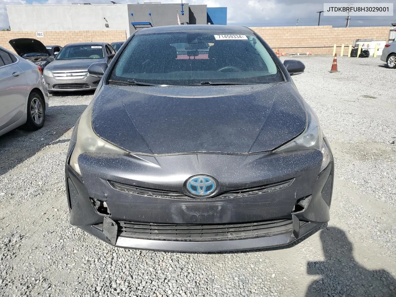 2017 Toyota Prius VIN: JTDKBRFU8H3029001 Lot: 71459334