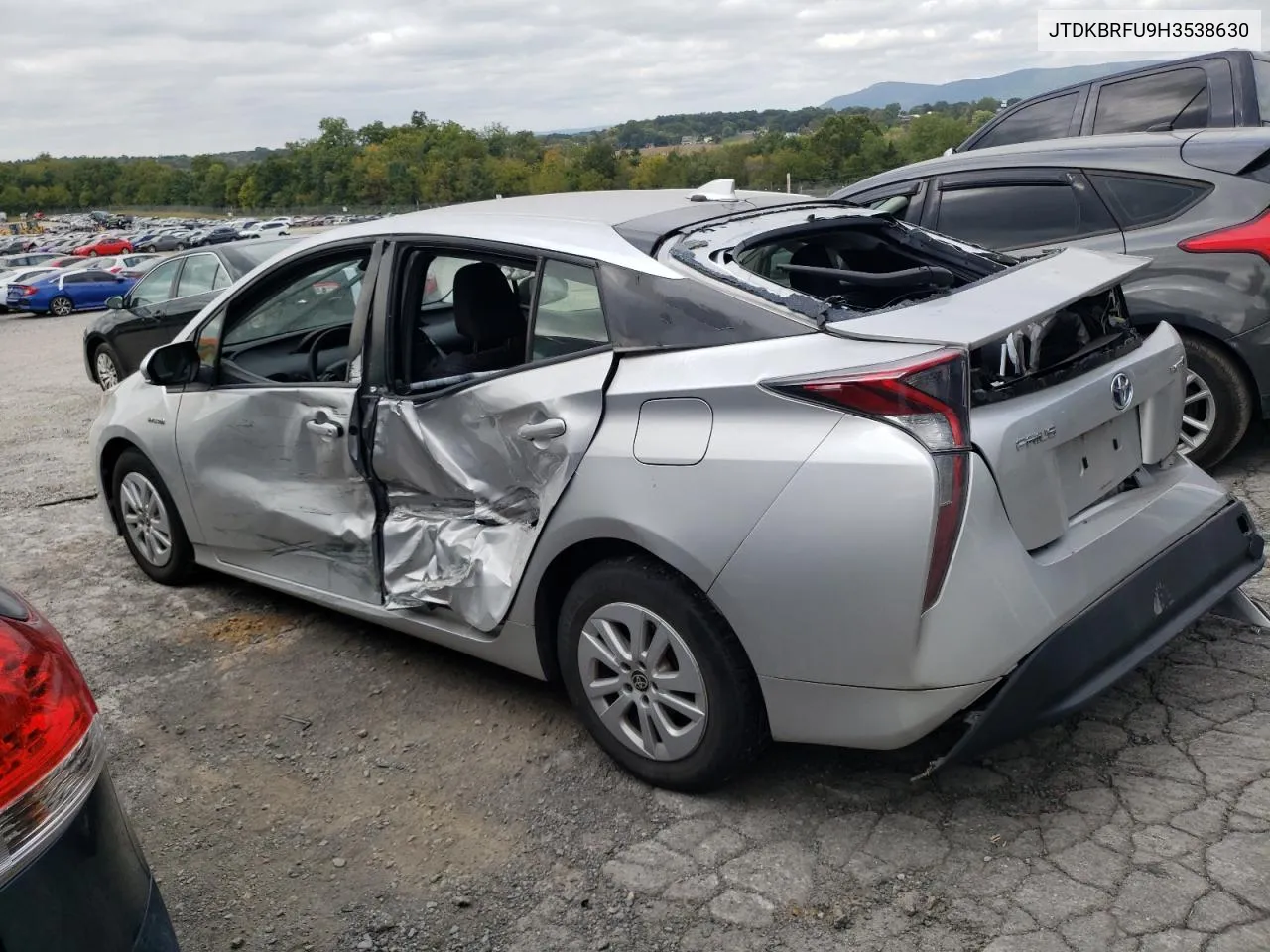 2017 Toyota Prius VIN: JTDKBRFU9H3538630 Lot: 71497984