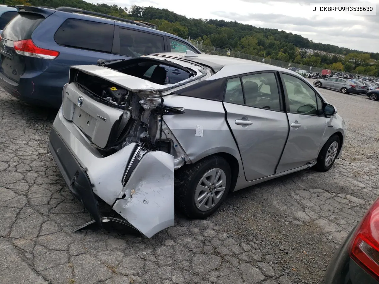 2017 Toyota Prius VIN: JTDKBRFU9H3538630 Lot: 71497984