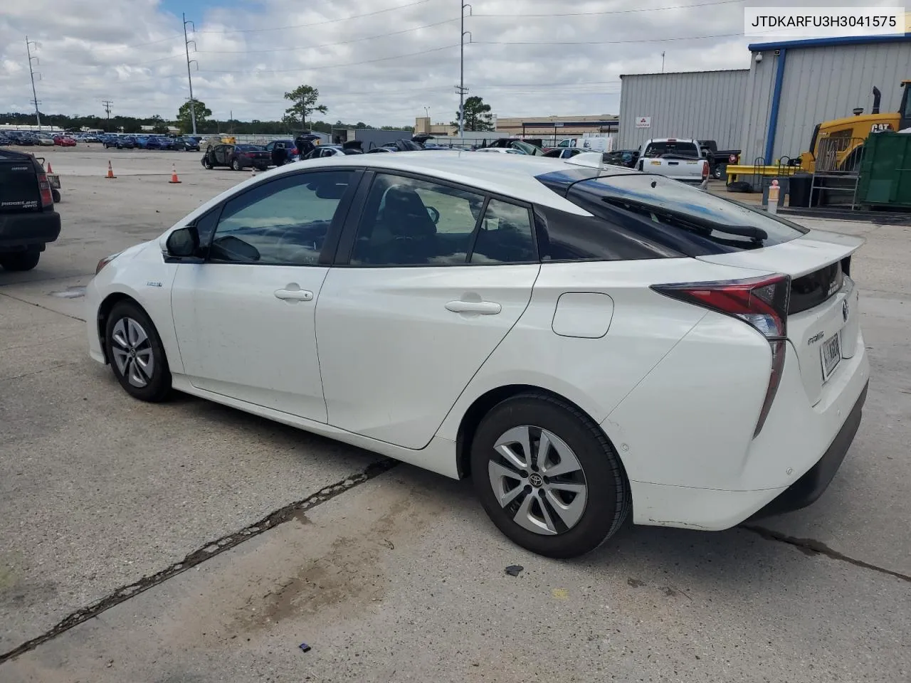 JTDKARFU3H3041575 2017 Toyota Prius