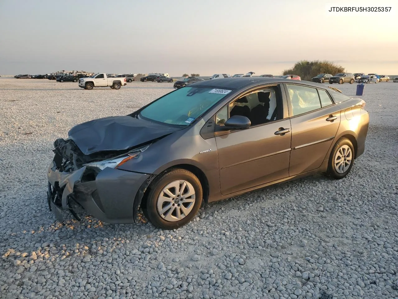 2017 Toyota Prius VIN: JTDKBRFU5H3025357 Lot: 71558624