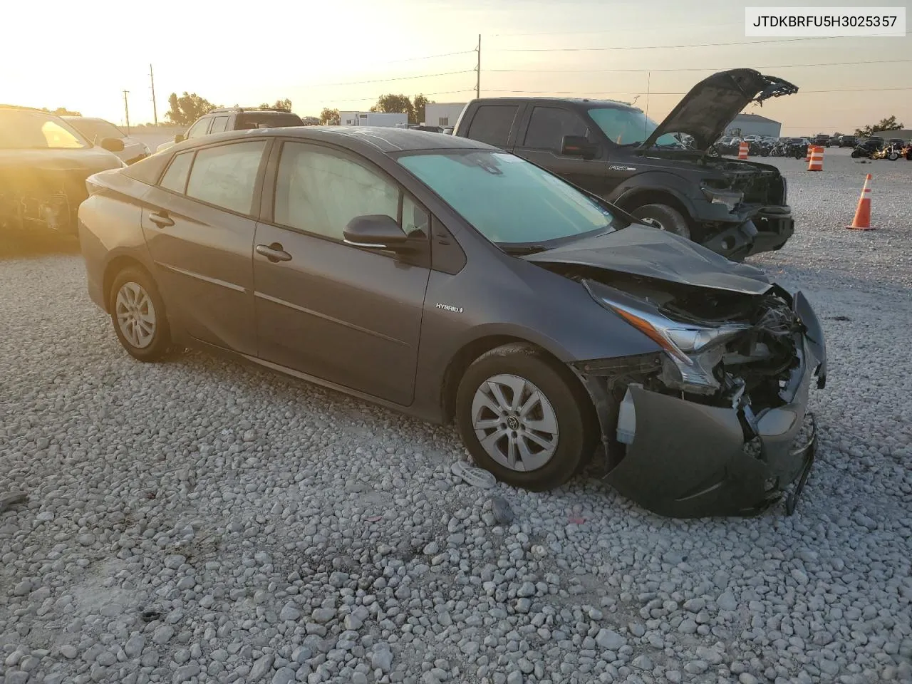 2017 Toyota Prius VIN: JTDKBRFU5H3025357 Lot: 71558624