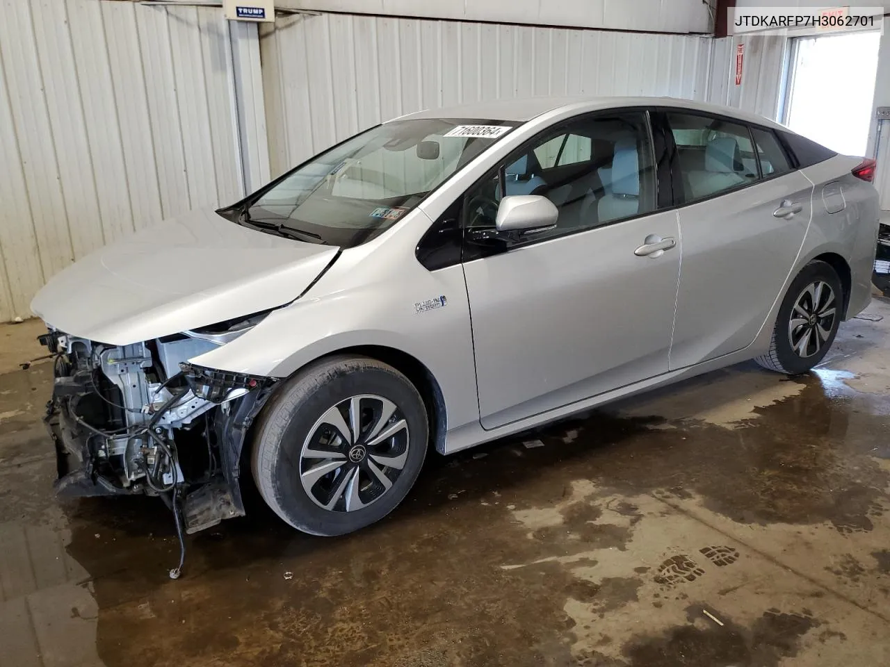 2017 Toyota Prius Prime VIN: JTDKARFP7H3062701 Lot: 71600364