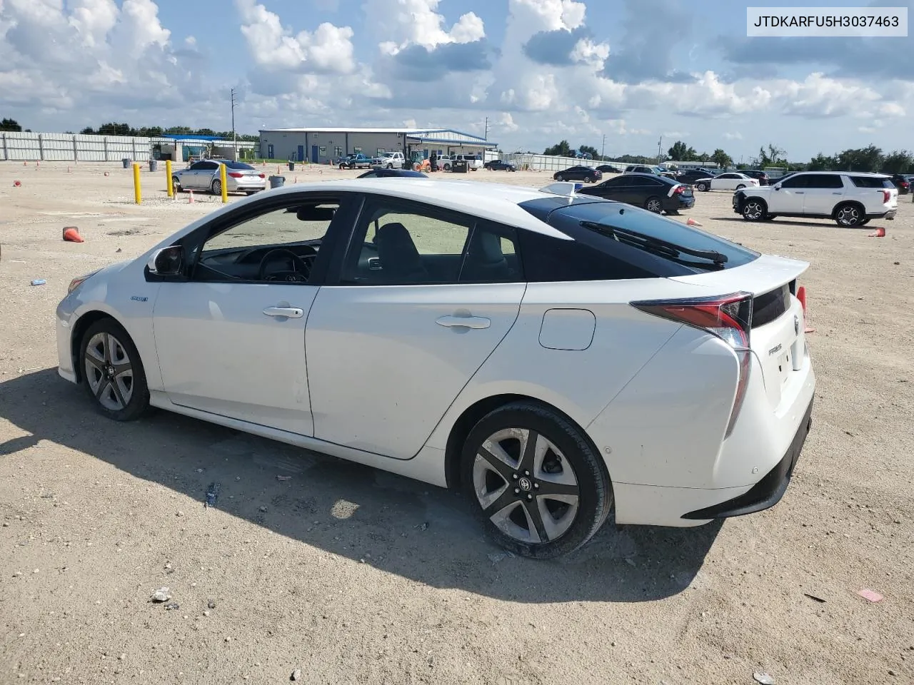 2017 Toyota Prius VIN: JTDKARFU5H3037463 Lot: 71637234