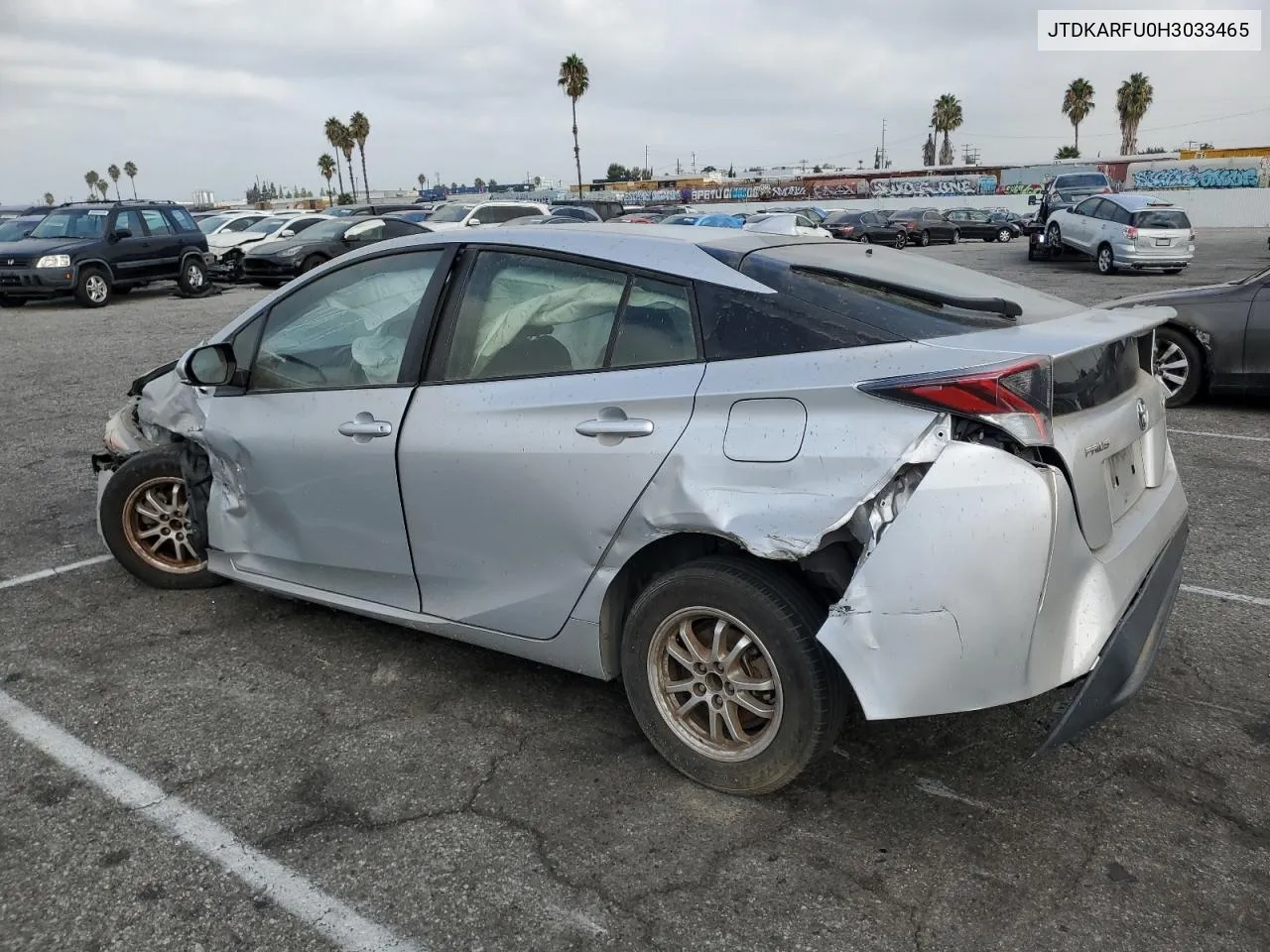 2017 Toyota Prius VIN: JTDKARFU0H3033465 Lot: 71681044