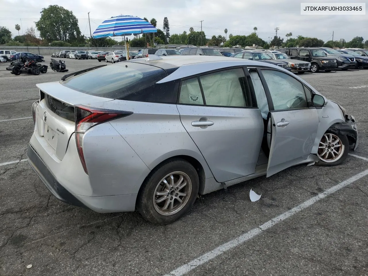 2017 Toyota Prius VIN: JTDKARFU0H3033465 Lot: 71681044