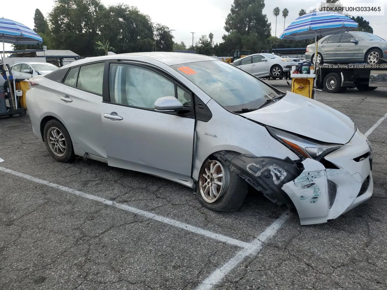 2017 Toyota Prius VIN: JTDKARFU0H3033465 Lot: 71681044