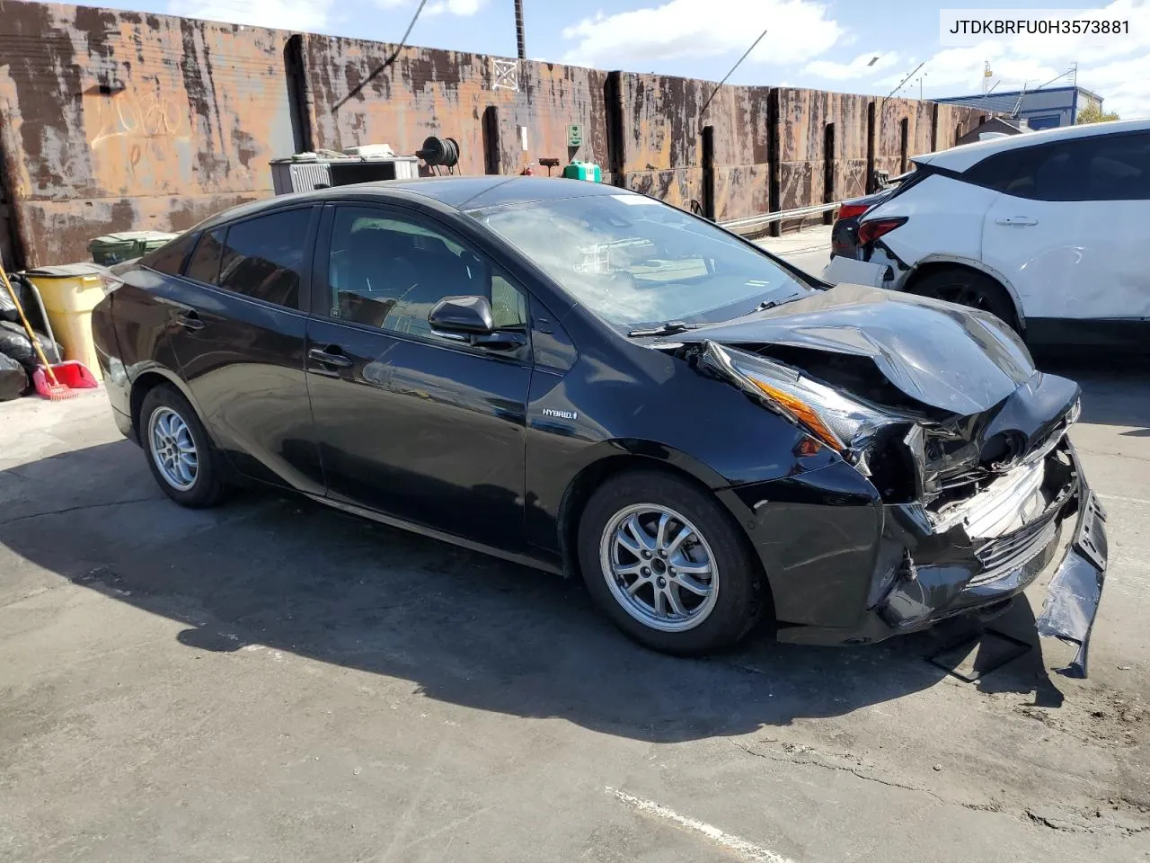 2017 Toyota Prius VIN: JTDKBRFU0H3573881 Lot: 71749694