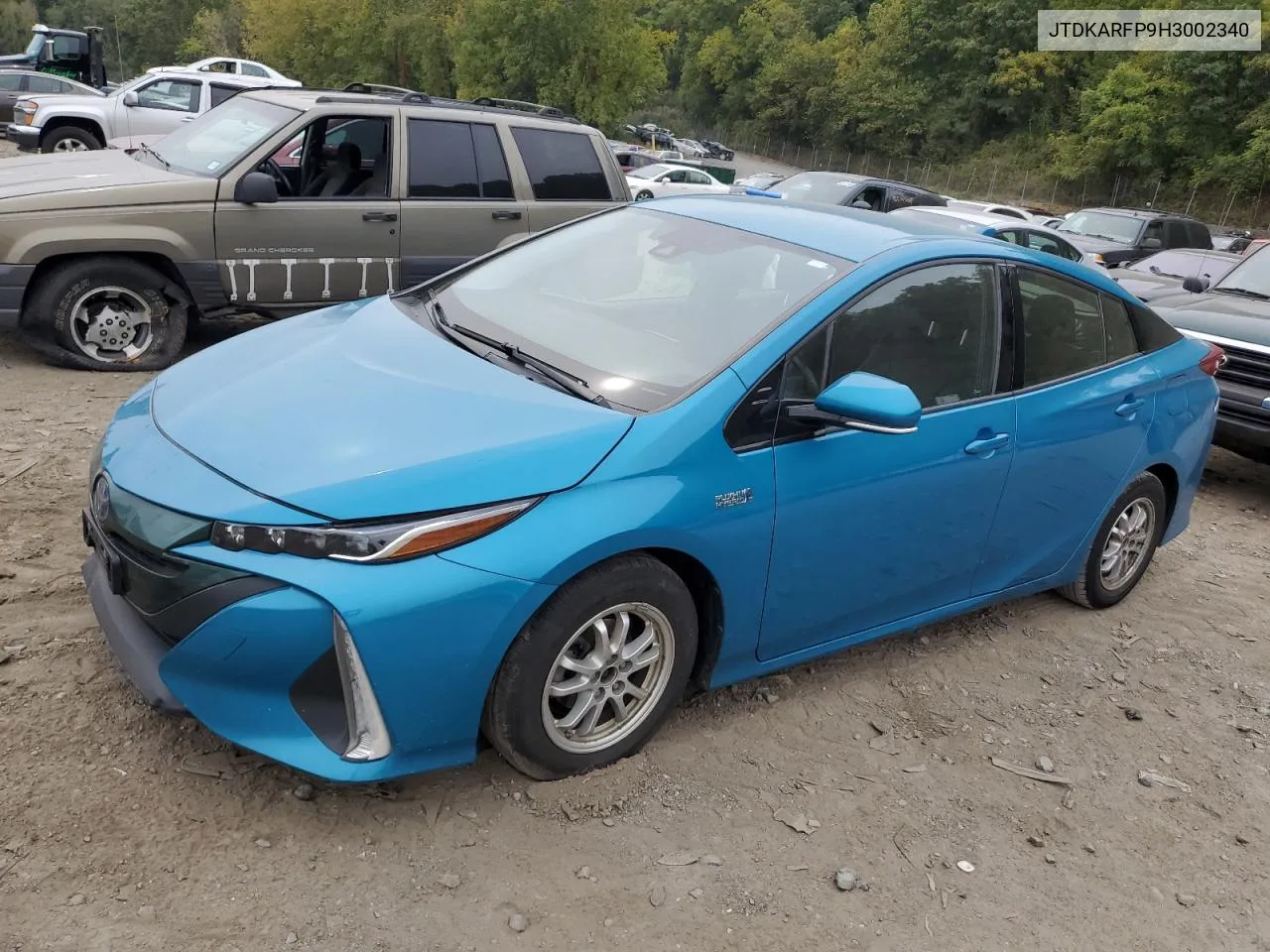 2017 Toyota Prius Prime VIN: JTDKARFP9H3002340 Lot: 71785014