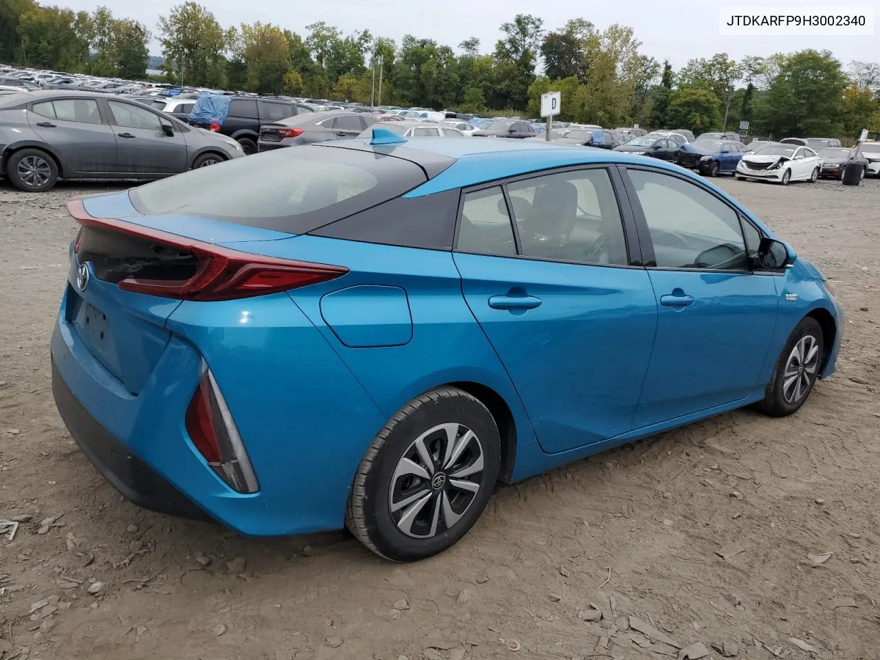 2017 Toyota Prius Prime VIN: JTDKARFP9H3002340 Lot: 71785014