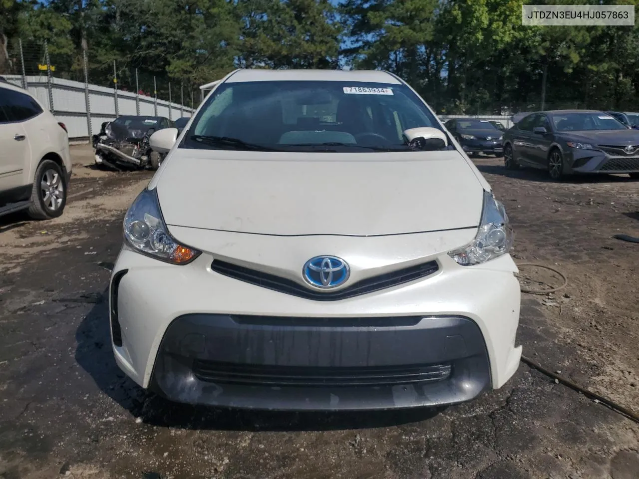 2017 Toyota Prius V VIN: JTDZN3EU4HJ057863 Lot: 71863934