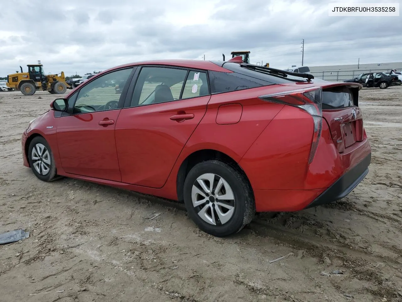 JTDKBRFU0H3535258 2017 Toyota Prius