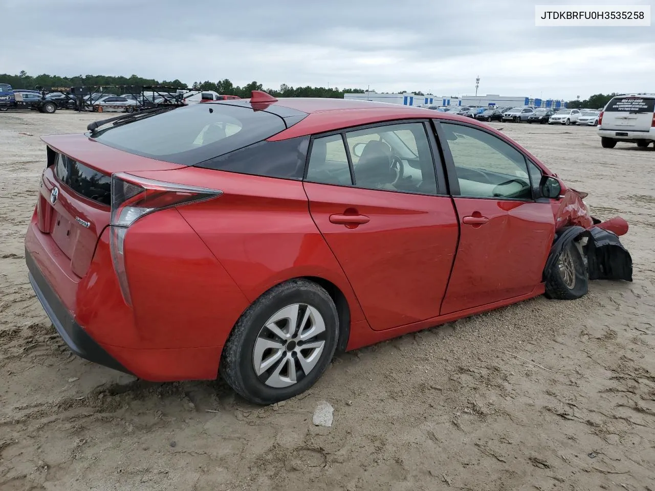 JTDKBRFU0H3535258 2017 Toyota Prius