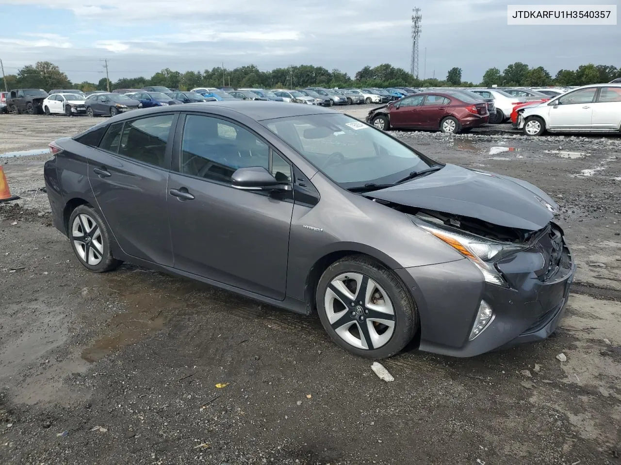 2017 Toyota Prius VIN: JTDKARFU1H3540357 Lot: 71959234