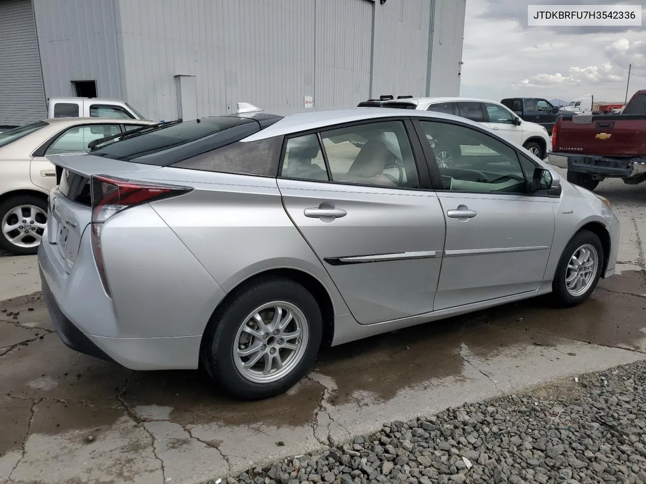 2017 Toyota Prius VIN: JTDKBRFU7H3542336 Lot: 71994824