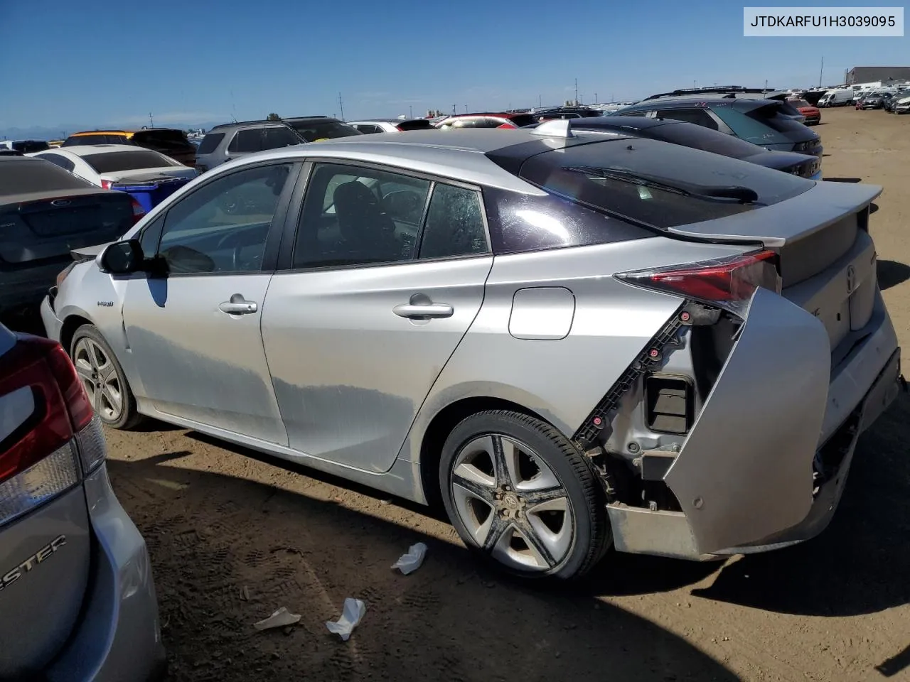 2017 Toyota Prius VIN: JTDKARFU1H3039095 Lot: 72079664