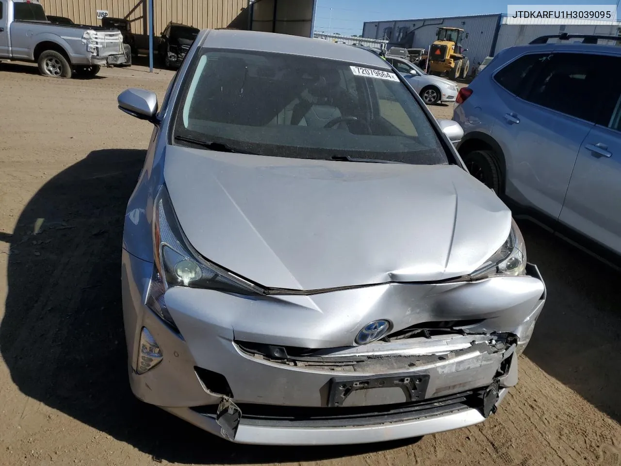 2017 Toyota Prius VIN: JTDKARFU1H3039095 Lot: 72079664