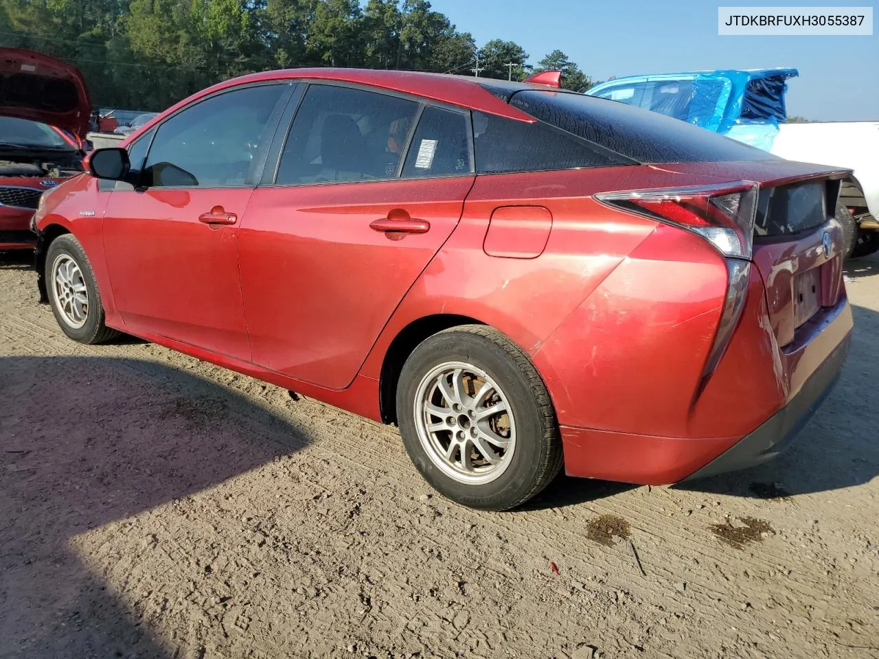 2017 Toyota Prius VIN: JTDKBRFUXH3055387 Lot: 72126954