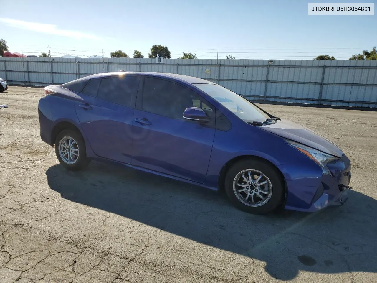 2017 Toyota Prius VIN: JTDKBRFU5H3054891 Lot: 72146364