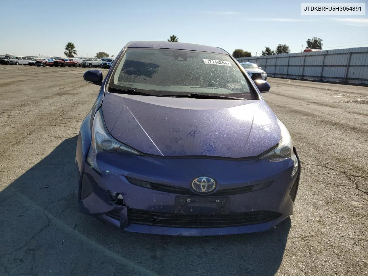 JTDKBRFU5H3054891 2017 Toyota Prius