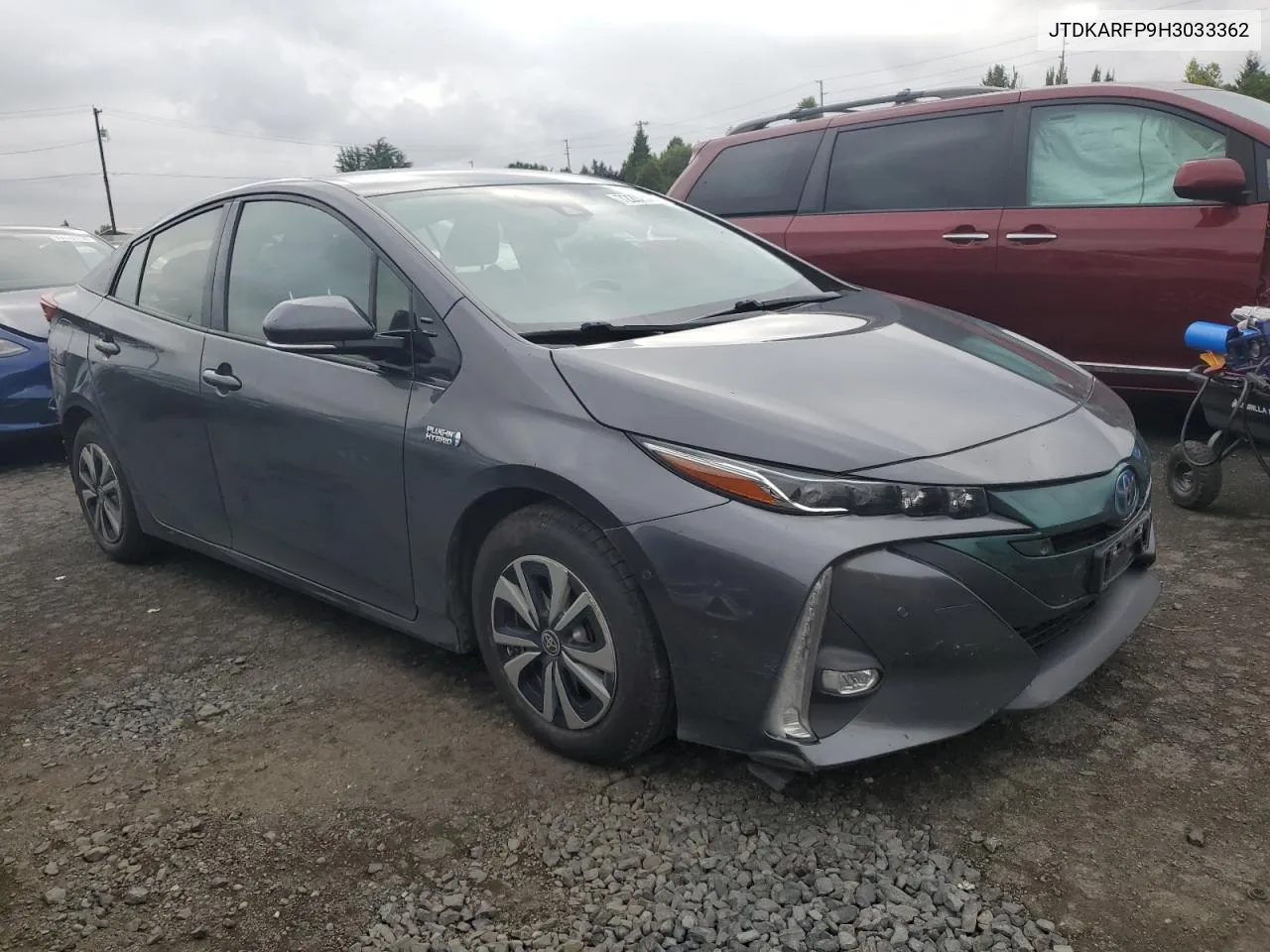 2017 Toyota Prius Prime VIN: JTDKARFP9H3033362 Lot: 72207554