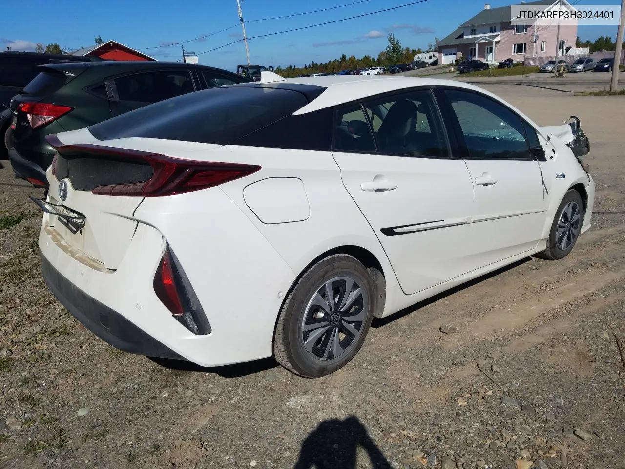 2017 Toyota Prius Prime VIN: JTDKARFP3H3024401 Lot: 72261624