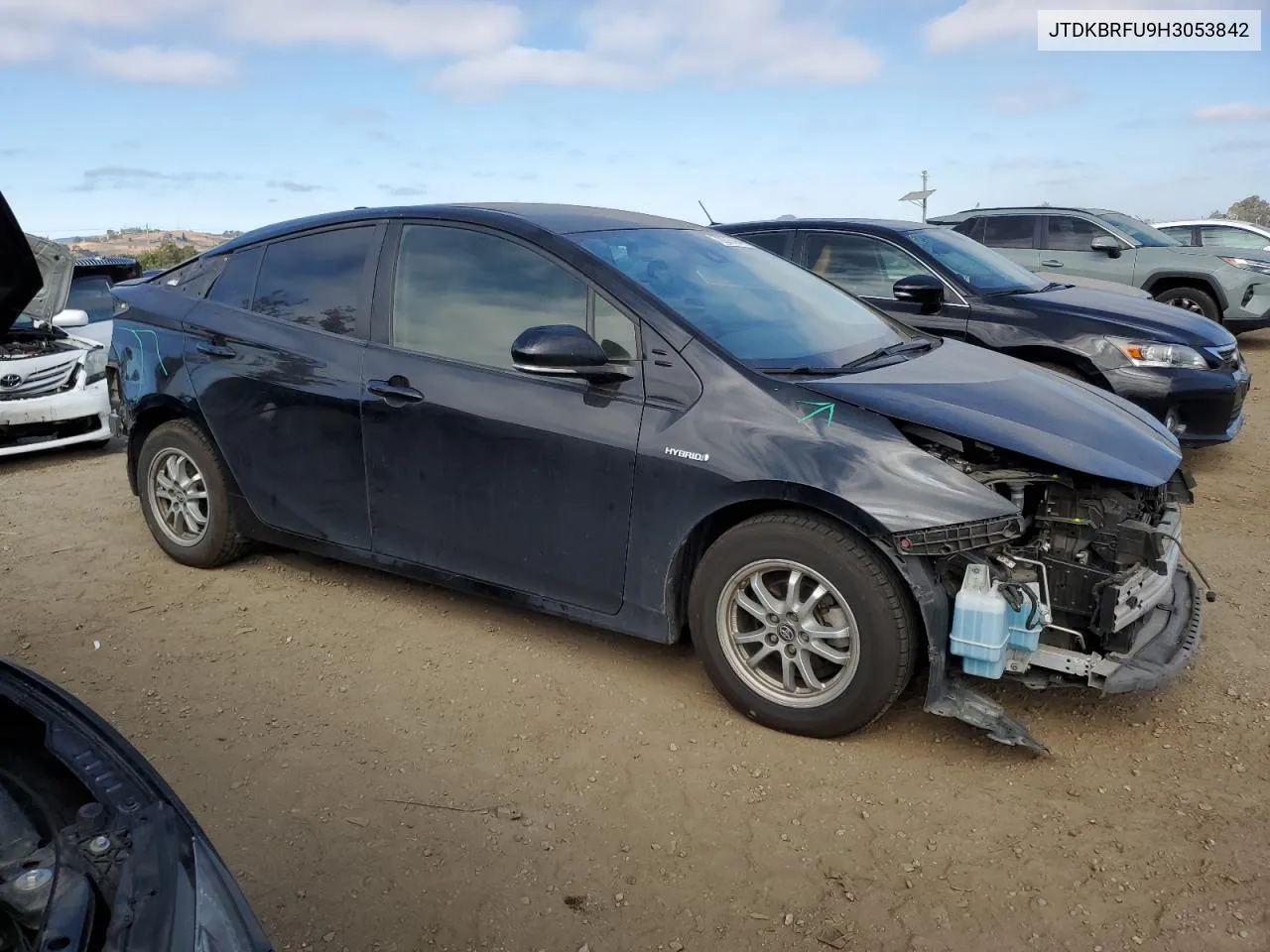 2017 Toyota Prius VIN: JTDKBRFU9H3053842 Lot: 72275794