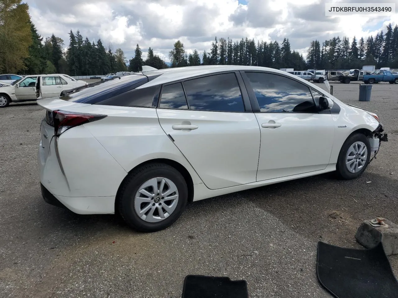 2017 Toyota Prius VIN: JTDKBRFU0H3543490 Lot: 72446864