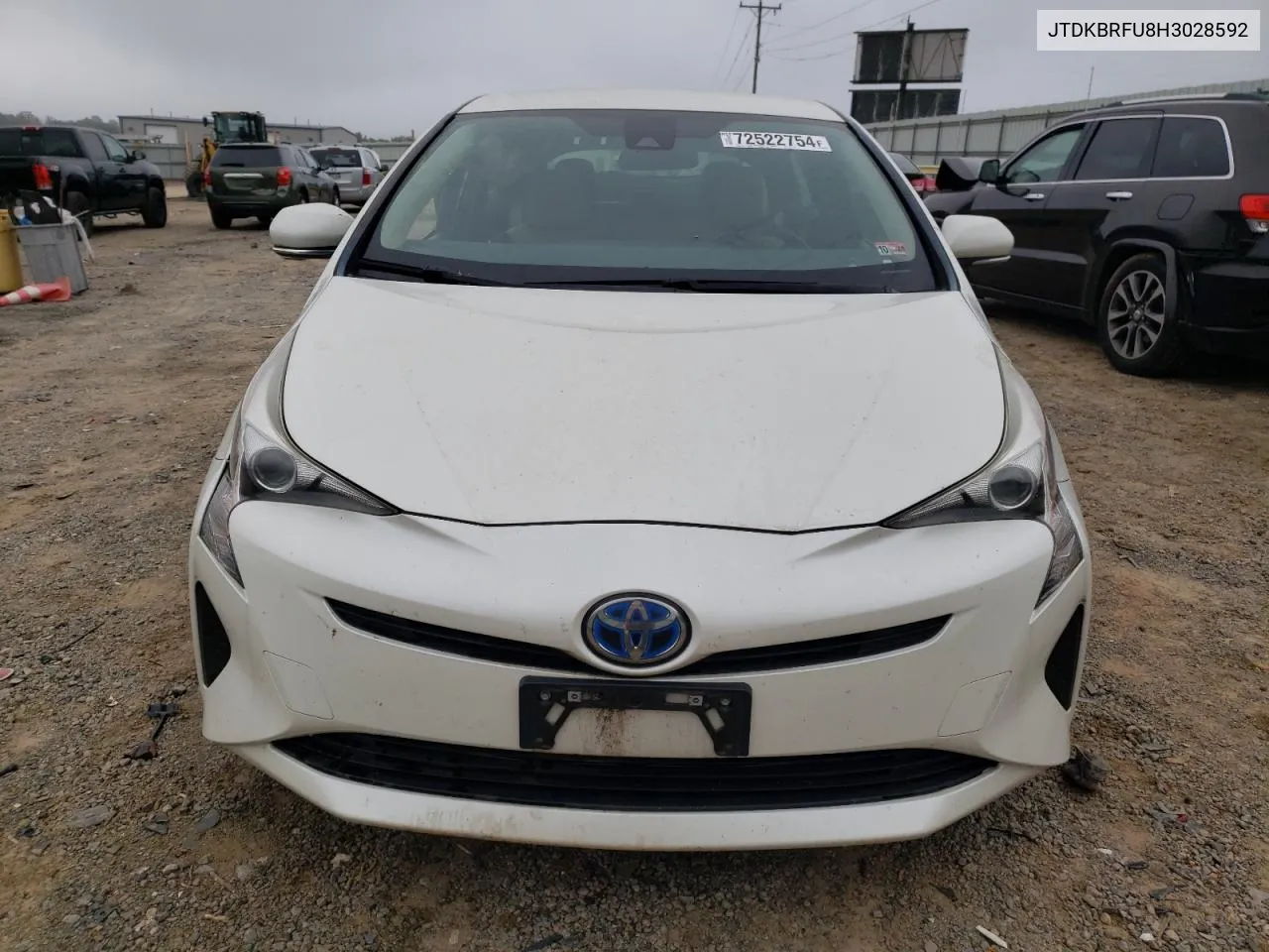 JTDKBRFU8H3028592 2017 Toyota Prius