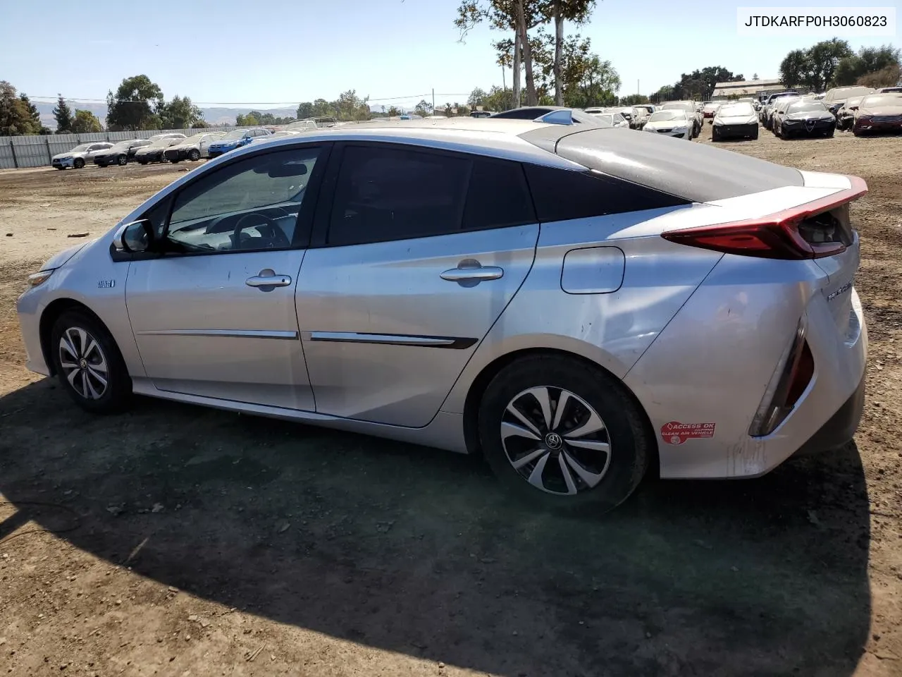 2017 Toyota Prius Prime VIN: JTDKARFP0H3060823 Lot: 72589284