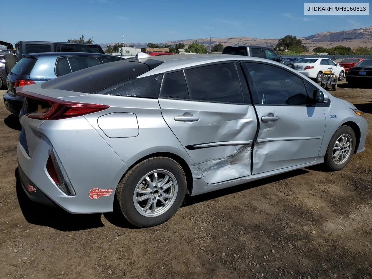 2017 Toyota Prius Prime VIN: JTDKARFP0H3060823 Lot: 72589284