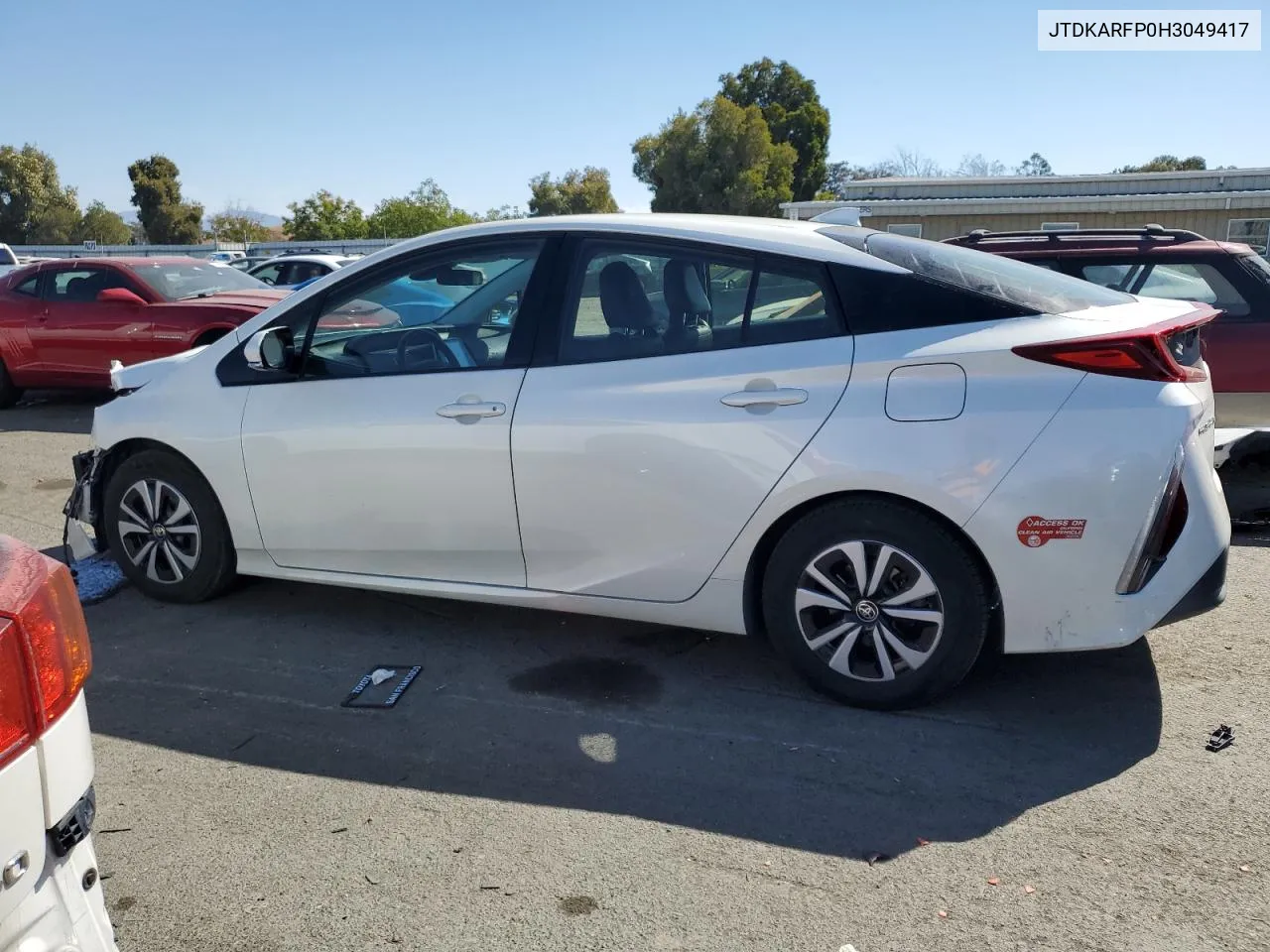 2017 Toyota Prius Prime VIN: JTDKARFP0H3049417 Lot: 72599814