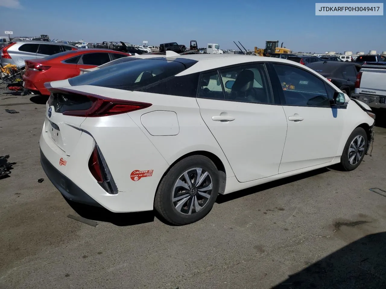 2017 Toyota Prius Prime VIN: JTDKARFP0H3049417 Lot: 72599814